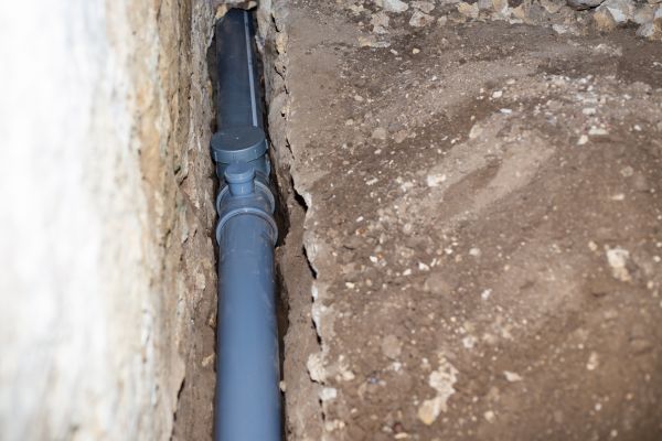 Drain Line Installation in Bear