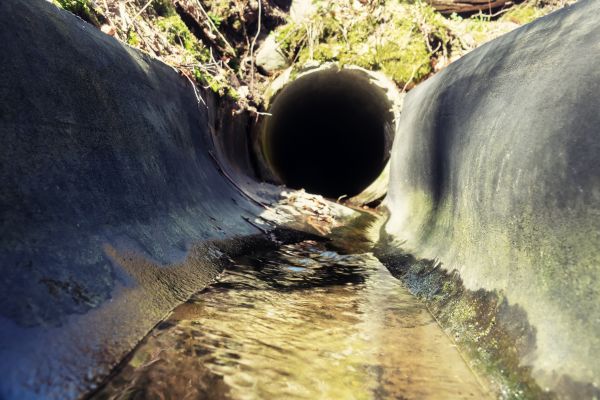 Drainage Swale Installation in Bear