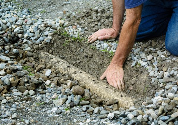French Ditch Installation in Bear