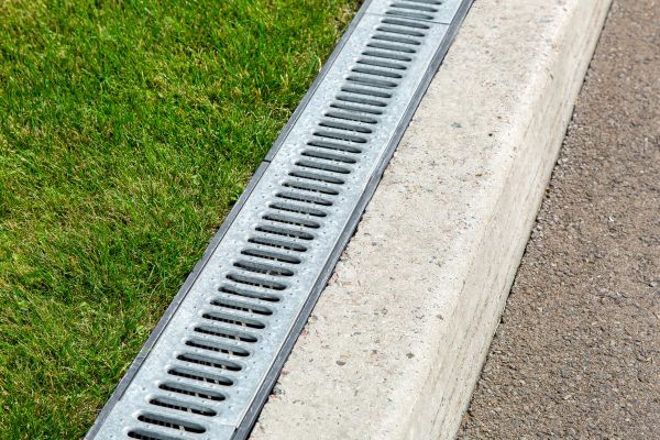 Courtyard Drain Installation in Bear